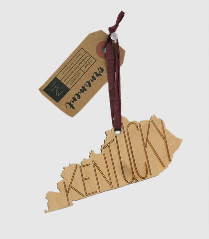 State Cutout Ornament